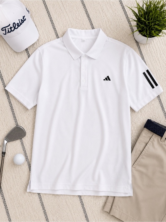 adidas Other - Adidas White Performance Golf Polo Shirt Men’s Size XL